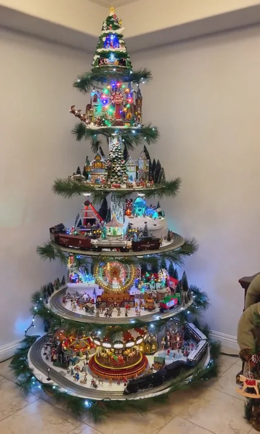 💝Last Day Sale💥Ferris Shaped Christmas Tree (SIZE : 4FT,6FT,7FT,8FT,9FT)